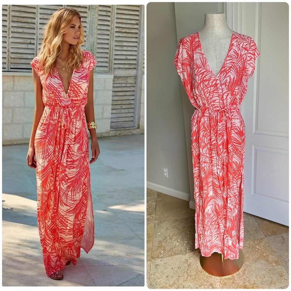 Melissa Odabash Delilah Maxi Dress Sz M